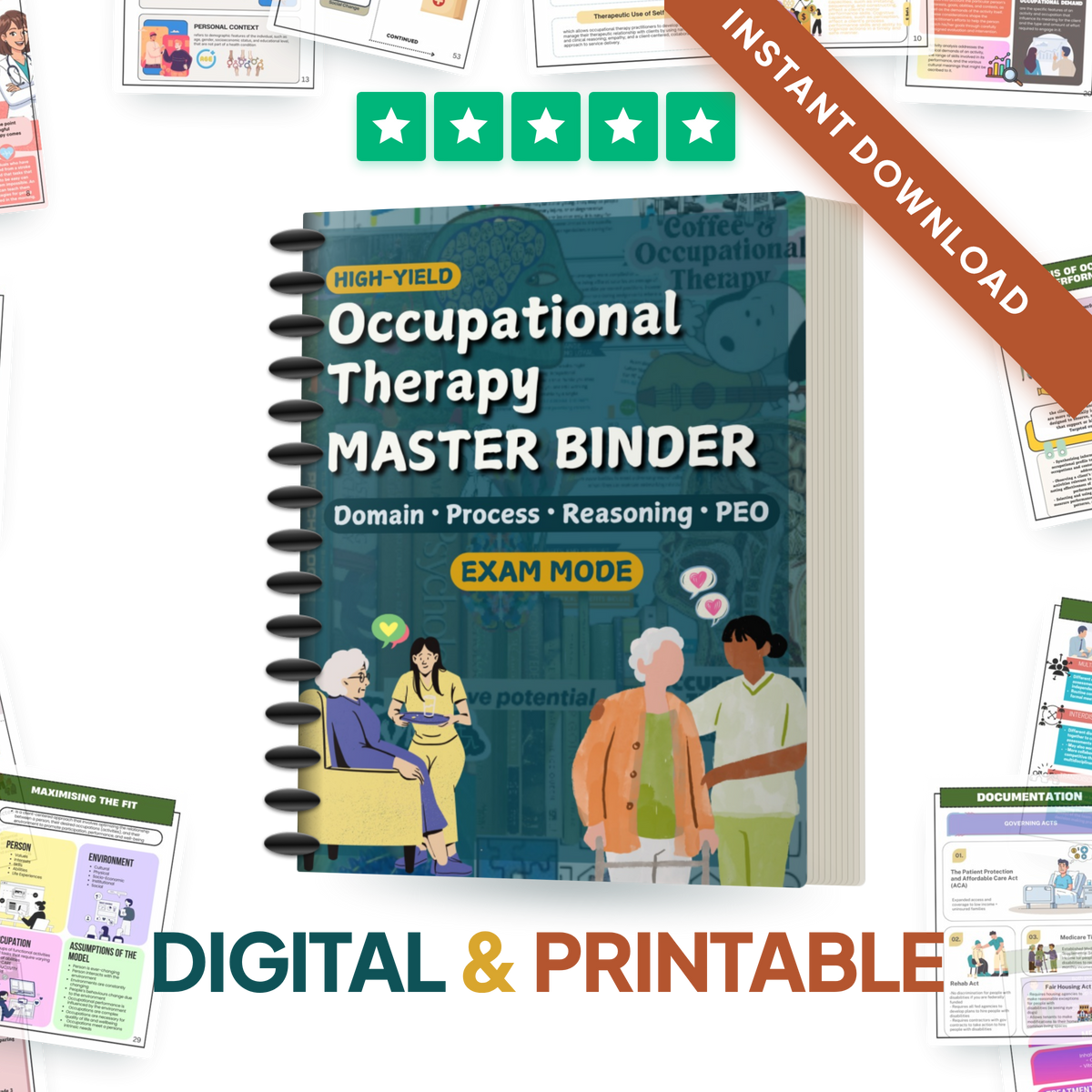 The Core Shelf | Occupational Therapy Study Notes