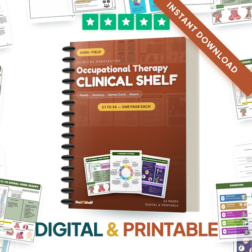The Clinical Shelf — OT Notes for Spinal Cord Injury, Paediatrics & Neuro