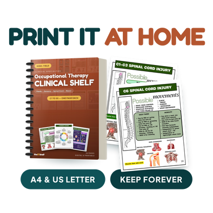 The Clinical Shelf — OT Notes for Spinal Cord Injury, Paediatrics & Neuro